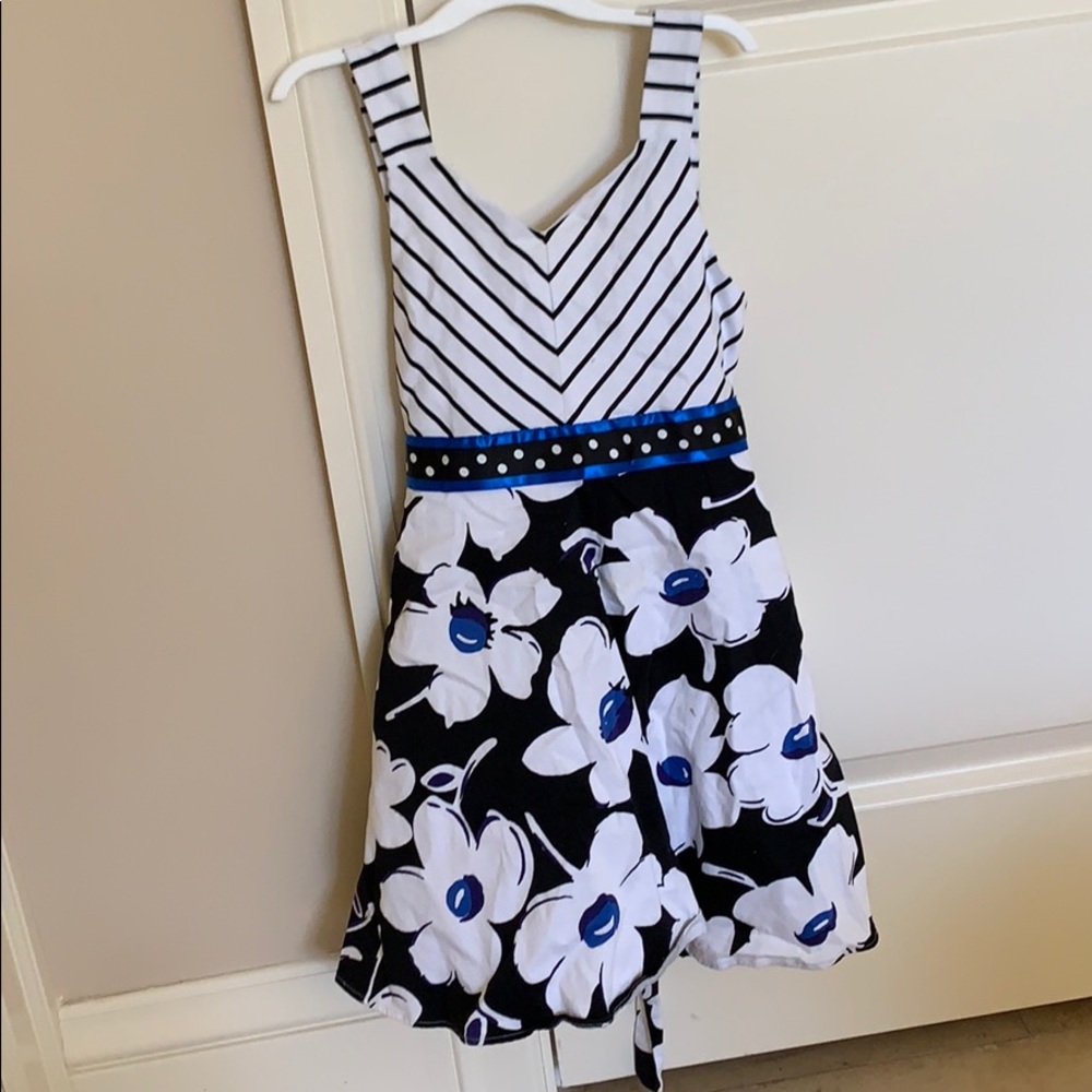Girls rare additions size 7 flower dress formal
